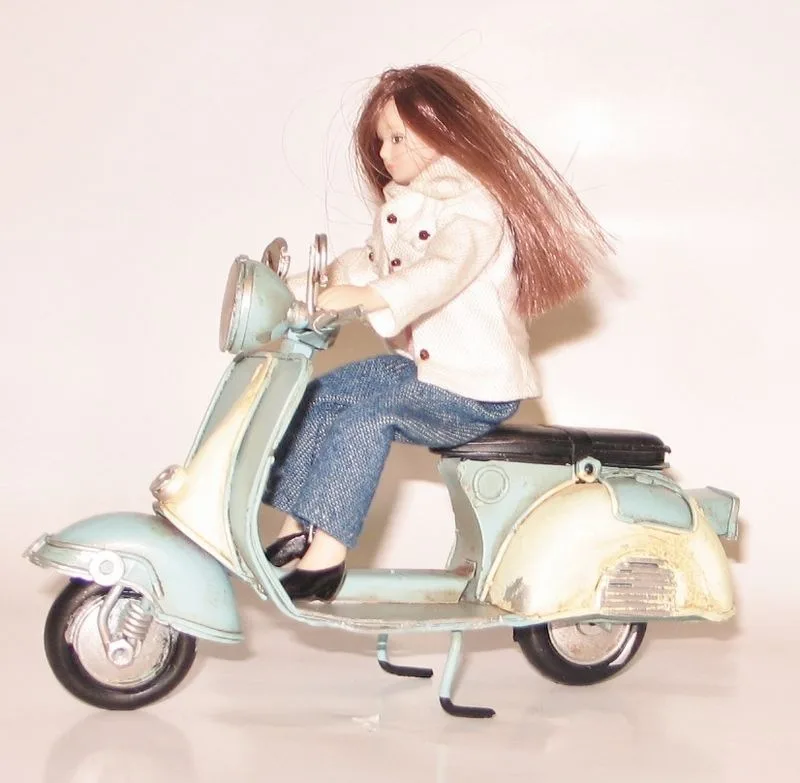 Vespa azul