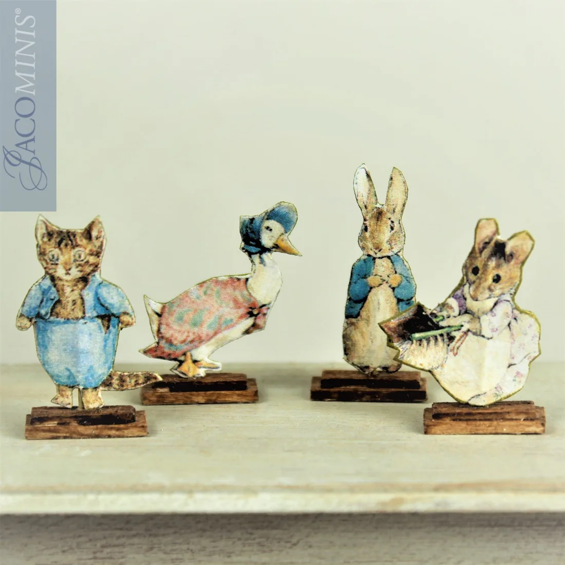 BPC 16-C Set de 4 siluetas de Beatrix Potter