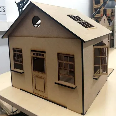 Estructura casita-estudio